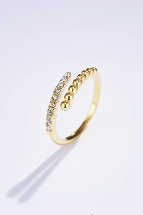 Bague acier inoxydable épurée femme intemporelle