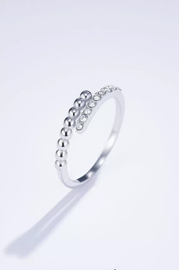 Bague acier inoxydable minimaliste résistante femme waterproof