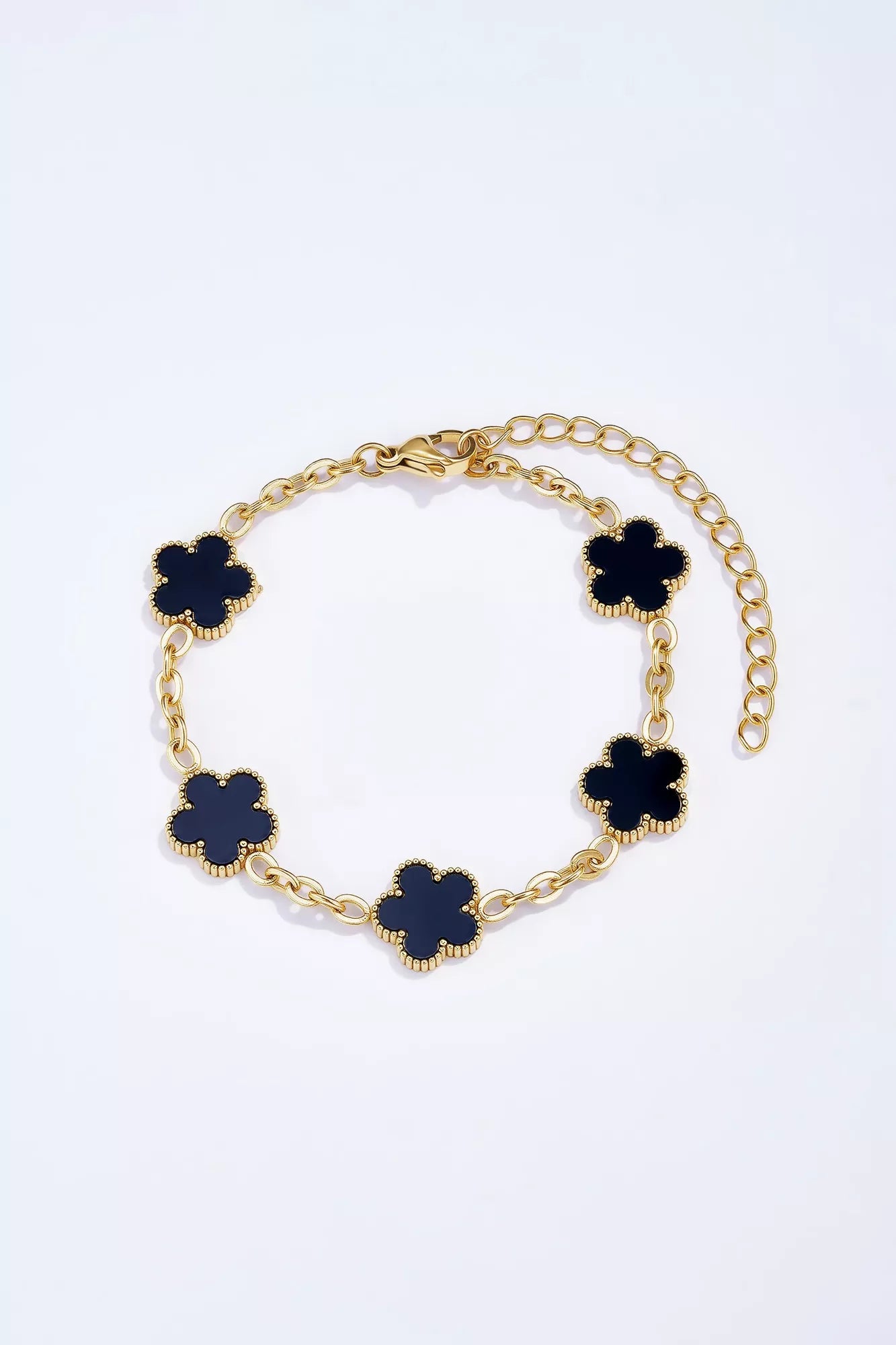 Bracelet homme 20cm noir argent acier inoxydable moderne audacieux